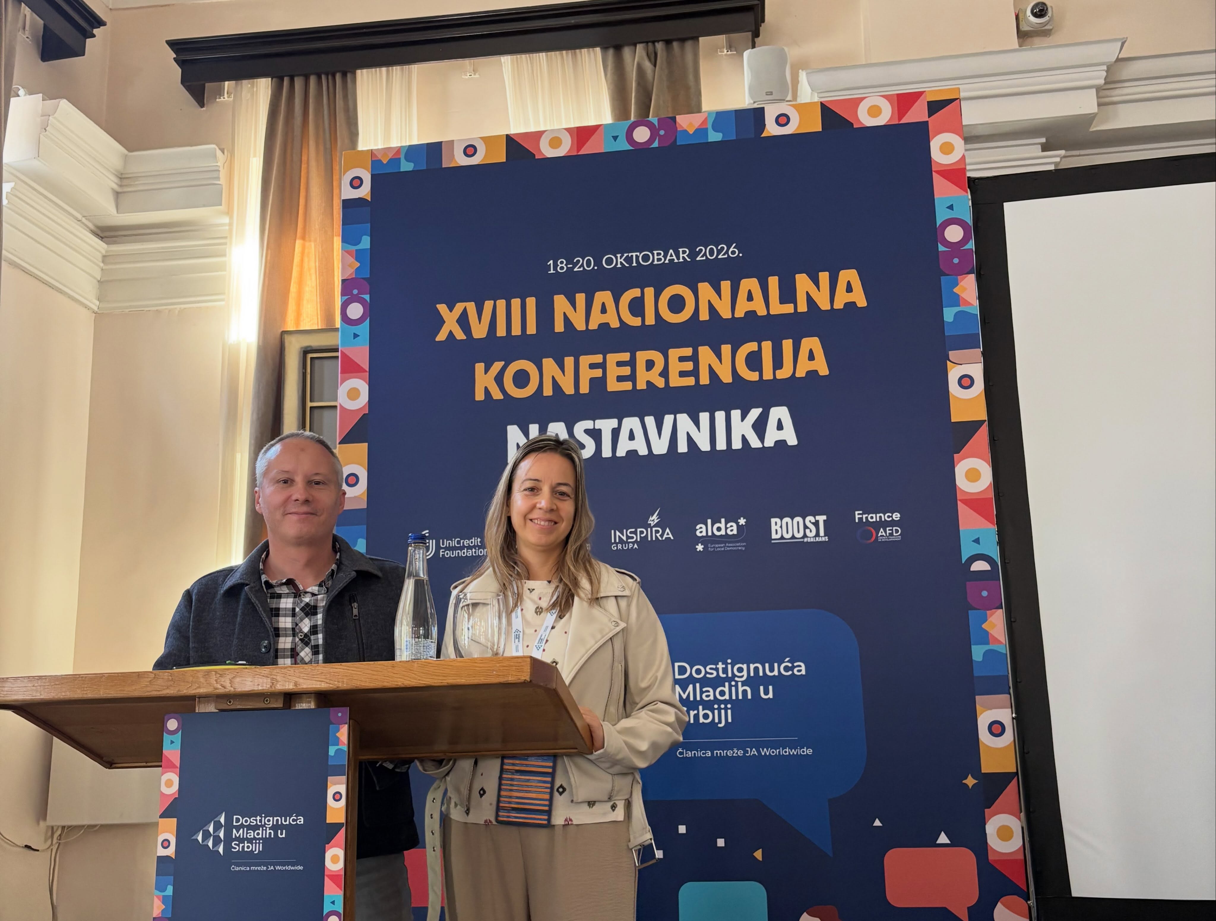 Представници наше школе на XVIII Националној конференцији наставника